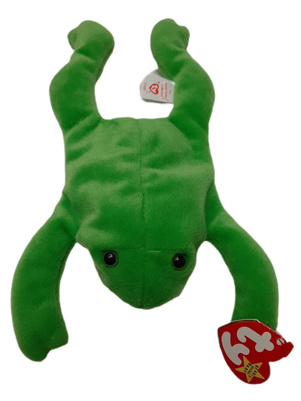 🍒 NWT Vintage Ty Beanie Baby Legs the Frog 1993 Early PVC Pellets No Stamp Toy